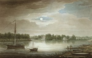 येलगिन ब्रिज, 1829 के पास नेवाका नदी द्वारा मैक्सिम निकिफोरोविच वोरोबयेव