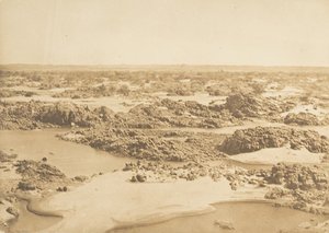 बतू-एल-हजर। द्वितीय मोतियाबिंद, मार्च 1850 में लिया गया दृश्य। द्वारा मैक्सिम डू कैंप