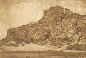 जिबेल-अबौसीर - लेफ्ट बैंक ऑफ द सेकेंड कैटरैक्ट, 25 मार्च, 1850। द्वारा मैक्सिम डू कैंप