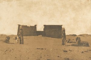 ड्रोमोस डु टेंपल डी सेबोना, 3 अप्रैल, 1850। द्वारा मैक्सिम डू कैंप