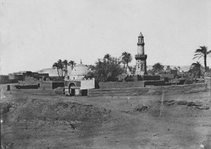 ऊपरी मिस्र: मस्जिद और मकबरे बीओ का मकबरा, c1850 द्वारा मैक्सिम डू कैंप