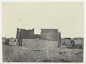 हेमी-स्पियोस डी सेबौआ, ड्रोमोस, नूबिया, 184951, 1852 मुद्रित। द्वारा मैक्सिम डू कैंप