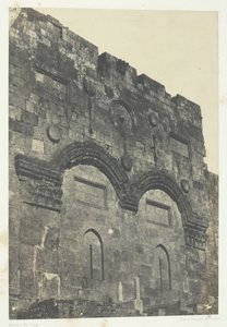 जेरूसलम, गोल्डन गेट बाब-अल-दहरीह, फिलिस्तीन, 184951, 1852 मुद्रित। द्वारा मैक्सिम डू कैंप
