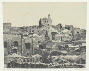 जेरूसलम, वेस्टर्न क्वार्टर, फ़िलिस्तीन, 184951, 1852 मुद्रित। द्वारा मैक्सिम डू कैंप