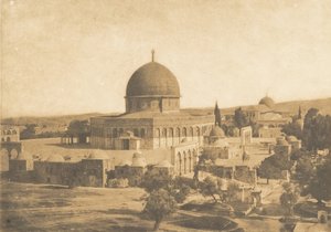उमर, यरूशलेम की मस्जिद, अगस्त 1850। द्वारा मैक्सिम डू कैंप