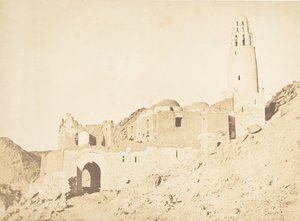 बेलाल मस्जिद, फिलै राइट बैंक के दक्षिण में, 11 अप्रैल, 1850। द्वारा मैक्सिम डू कैंप