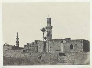 बाब-अल-सैदा के पास मस्जिद, ले कैर, 184951, 1852 मुद्रित। द्वारा मैक्सिम डू कैंप