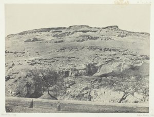 प्राचीन लाइकोपोलिस का क़ब्रिस्तान, ऊपरी मिस्र, 184951, 1852 मुद्रित। द्वारा मैक्सिम डू कैंप