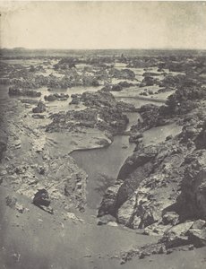 नूबिया। दूसरे मोतियाबिंद का कैवेलियर व्यू, 1850। द्वारा मैक्सिम डू कैंप