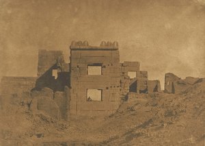 मेडिनेट-हाबौ में, 1849-50 में रामसेस-मीयामौन का मंडप या गाइनेसम। द्वारा मैक्सिम डू कैंप