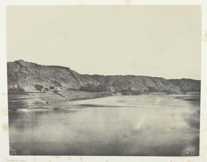 बाब के नील गांव का ईस्ट बैंक, व्यू टेकन साउथ फिलो, नूबिया, 184951, 1852 मुद्रित। द्वारा मैक्सिम डू कैंप