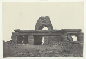 टेंपल डी'अमाडा, नुबी, 184951, 1852 मुद्रित। द्वारा मैक्सिम डू कैंप