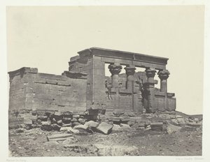 डेबोड का मंदिर, एंटोनिन रूट, नूबिया, 184951 से परेमबोले, 1852 मुद्रित। द्वारा मैक्सिम डू कैंप