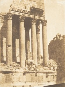 15 सितंबर, 1850 को बालबेक हेलीओपोलिस में बृहस्पति का मंदिर।