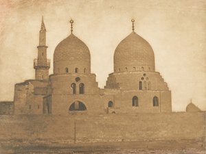 सुल्तान अल-गौरी का मकबरा, काहिरा में, दिसंबर 1849-जनवरी 1850। द्वारा मैक्सिम डू कैंप