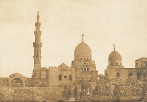 काहिरा में सुल्तान कात-बे का मकबरा, दिसंबर 1849-जनवरी 1850। द्वारा मैक्सिम डू कैंप