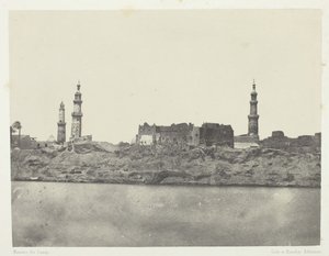 सामान्य दृश्य, गिरगेह, ऊपरी मिस्र, 184951, 1852 मुद्रित। द्वारा मैक्सिम डू कैंप