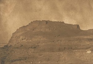 इब्रीम किले का दृश्य, 31 मार्च, 1850। द्वारा मैक्सिम डू कैंप
