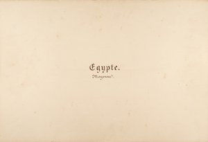 मिस्र, नूबिया, सीरिया: परिदृश्य और स्मारक, 1849-50। द्वारा मैक्सिम डू कैंप