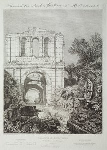 बोर्डो में गैलियन पैलेस के अवशेष, 1866-1868। द्वारा मैक्सिम लल्लन