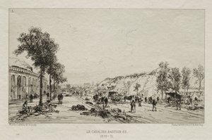 पेरिस मुख्यालयों की कलात्मक यादें: ले कैवालि बास्टियन 63, 1870-71।