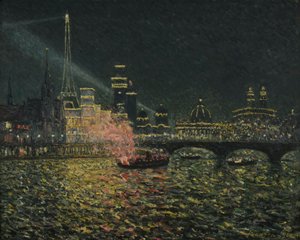 निशाचर उत्सव: विश्व मेला 1900, 1900। द्वारा मैक्सिमे मौफ्रा