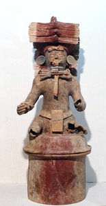 कोपन, होंडुरास, मध्य अमेरिका, लेट क्लासिक पीरियड (600-900 ईस्वी) (टेराकोटा) से अगरबत्ती द्वारा माया मय