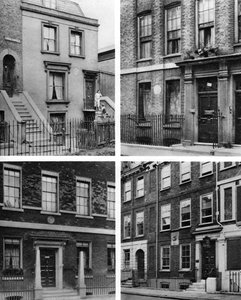 प्रसिद्ध पुरुषों के चार लंदन हाउस, लंदन, 1926-1927। द्वारा McLeish