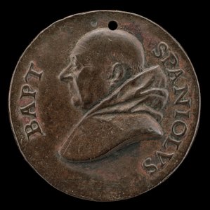 मंटुआ के बतिस्ता स्पैग्नोली, 1447-1516, कार्मेलाइट कवि [विपरीत], सी। 1513. द्वारा विदेश मंत्रालय