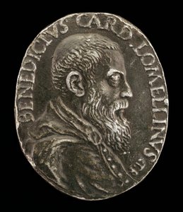 जेनोवा के बेनेडेटो लोमेलिनी, 1517-1579, कार्डिनल 1565 [विपरीत]। द्वारा पदक विजेता TR