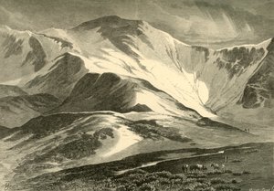 समिट ऑफ़ ग्रेज़ पीक, 1874। द्वारा मीडर और चुब्बो