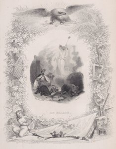रोगग्रस्त, बैरेंजर के गीतों से, 1829