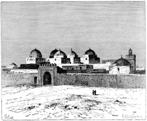 द मस्जिद ऑफ़ द स्वॉर्ड्स, कैरवन, c1890 द्वारा Meunier