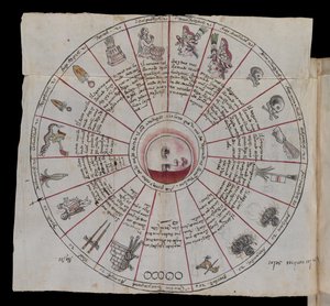 एमएस हंटर 242, फोल.177-178 डालें (कागज पर कलम और स्याही) द्वारा मैक्सिकन स्कूल