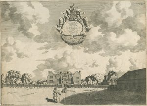 बेंटले हॉल: कॉपर-प्लेट उत्कीर्णन, एन डी [1653 - 1686] द्वारा माइकल बर्गर