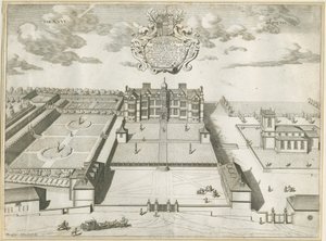 सबसे भीतरी हॉल: कॉपर-प्लेट उत्कीर्णन, एन डी [1653-1686] द्वारा माइकल बर्गर