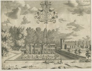 ओकओवर हॉल: उत्कीर्णन, एनडी [1653 - 1686] द्वारा माइकल बर्गर