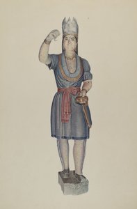 सिगार स्टोर इंडियन, सी. 1938. द्वारा माइकल रिकिटेली