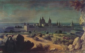 सैन लोरेंजो के रॉयल मठ, एल एस्कैरियल। 1722 के आसपास