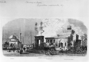 जून 1867 में पेरिस में Champ-de-Mars पर द यूनिवर्सल प्रदर्शनी के विदेशी और पूर्वी खंड