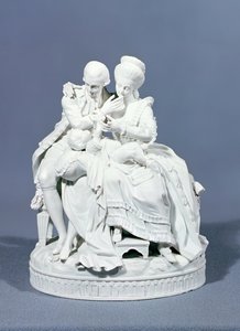 द हैप्पी पैरेंट्स, मीसेन, c.1770 (चीनी मिट्टी के बरतन)