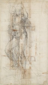 मकबरे से उठने वाले क्राइस्ट का चित्र, c1490-1560 द्वारा माइकल एंजेलो बुओनारोती