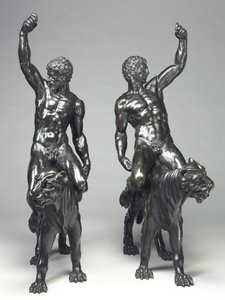 पैंथर की सवारी करने वाले नग्न कुंवारे द्वारा Michelangelo Buonarroti