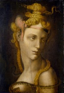 क्लियोपेट्रे पार तोसिनी, मिशेल, सर्कल ऑफ़ (1503-1577)। कैनवास पर तेल, आकार: 37x25,7, म्यूजियो पोल्डी पेज़ोली, मिलान