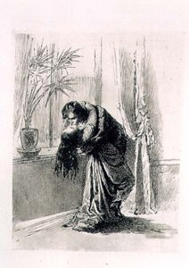 युगल आलिंगन, प्लेट 5 'लीबे' ('लव'), पब से। 1901 लीपज़िग में (हेलीओग्राव्योर)