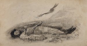 एम। लरमोंटोव द्वारा कविता इस्माइल-बीई, 1889-1891 का चित्रण द्वारा मिखाइल अलेक्जेंड्रोविच व्रुबेल