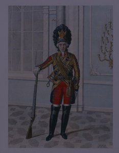 1764-1796, 1840 के दशक में लाइफ गार्ड्स कैवलरी रेजिमेंट के अधिकारी द्वारा मिखाइल इवानोविच तेरेबेनेव