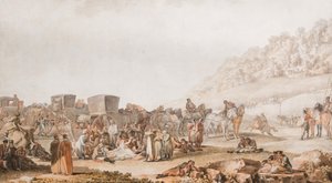1791 में बेस्साराबियन स्टेपे में प्रिंस ग्रिगोरि पोटोमकिन की मृत्यु।