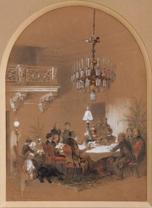 1855 में वोनलीरोवो में वोनलीलार्स्की सैलून द्वारा मिखाइल ओसिपोविच मिकेशिन