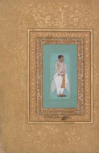 रेक्टो: राजा सूरज सिंह राठौड़ का चित्र, छंद: सुलेख का पृष्ठ..., रेक्टो: 16वीं सदी के अंत में द्वारा मैं 'अली हरविक
